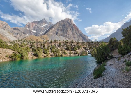 Alaudin Lake in the Fann Mountains, taken in Tajikistan in August 2018