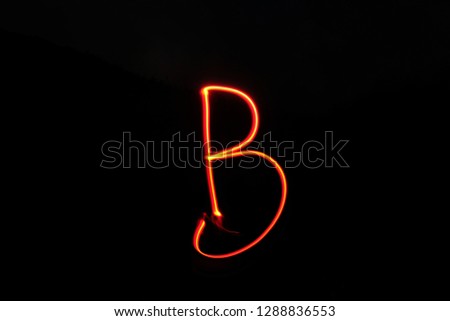 light of alphabet
