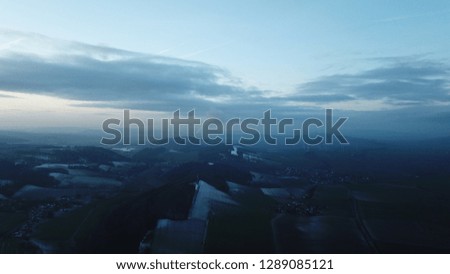 Germany countryside nature bird eye view