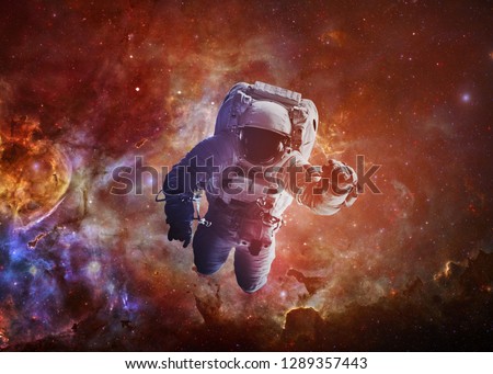 Floating in Space - Elements of this Image Furnished by NASA
