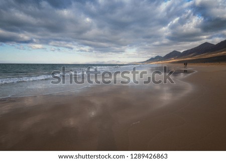 Spain. Fuerteventura beach