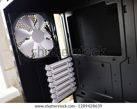 Fan for cooling the personal unit, computer