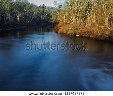 A 41 second long exposure of a quick moving river. Very cool 