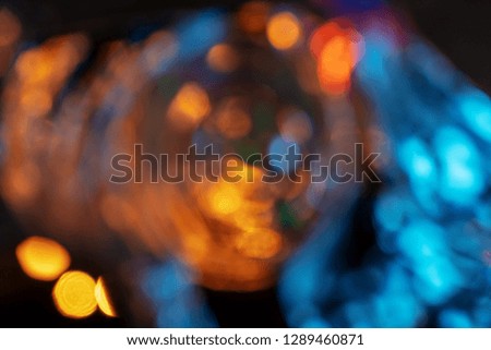 bokeh texture blurred background of multicolored lights, back blurred background