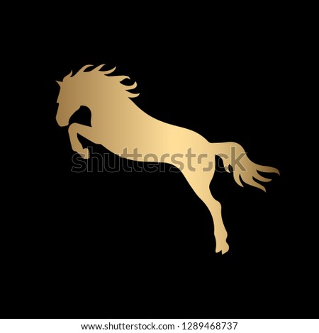 Creative Minimal Linear Jumping Horse Logo Design | Linear Horse Icon