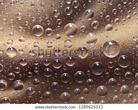 Natural background Bubble, brown background, suitable for use as background image.