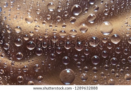 Natural background Bubble, brown background, suitable for use as background image.