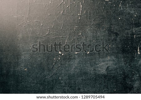 Background school board. Black surface with chalk-stained texture. 