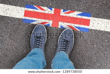 Migration to Great Britain Royalty-Free Stock Photo #1289738050
