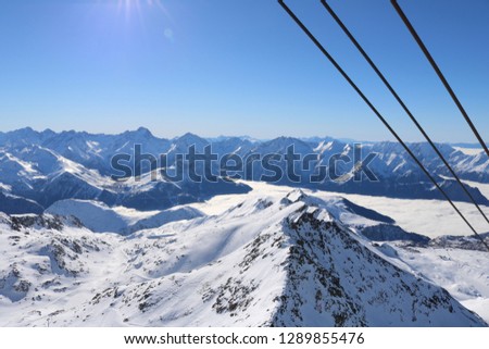 Photos taken of the Alpe d'Huez with beautiful sunny weather. 