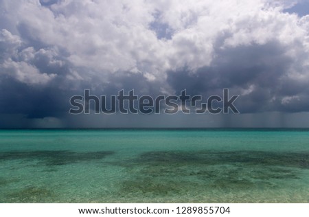Rainbow beach, Eleuthera island, Bahamas.