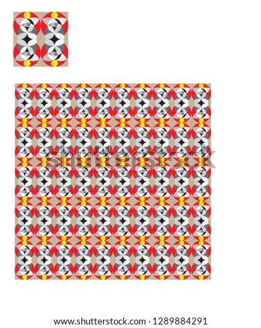 pattern/pattern is in a blackly-red color
