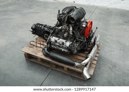 Powerful car engine