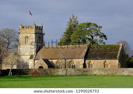 Dorset English Church in Winter 