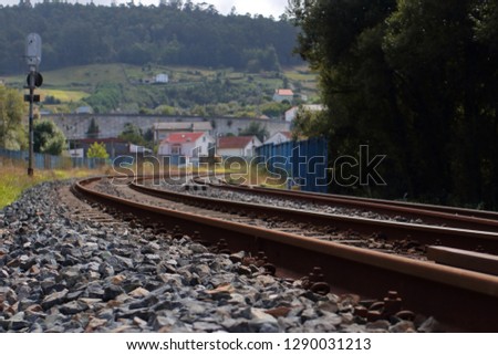 Train track lonely