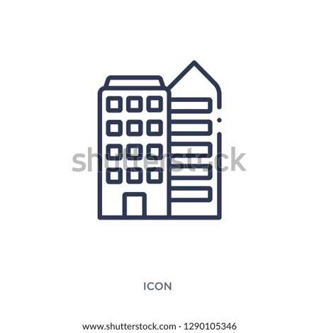 Linear  icon from Construction outline collection. Thin line  vector isolated on white background.  trendy illustration