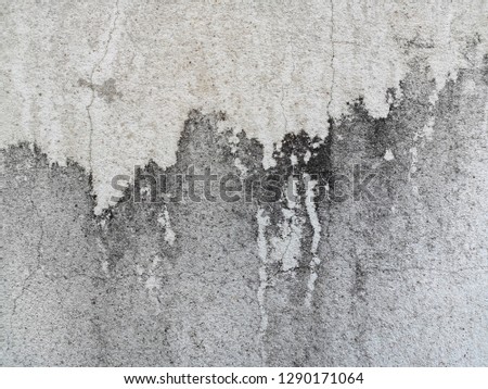 The old concrete wall dirty and cracked and mold on the wall texture background