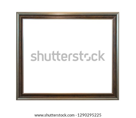 Antique frame isolated on white