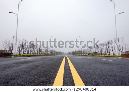 Empty Roads in Winter
