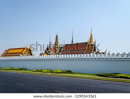 Grand Palace and Temple of Emerald Buddha in Bangkok