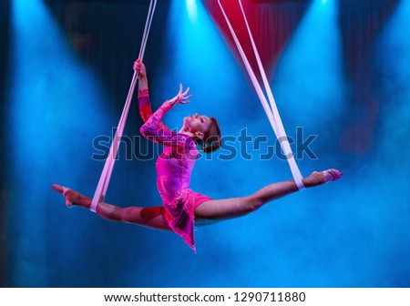 Circus variety acrobats Royalty-Free Stock Photo #1290711880