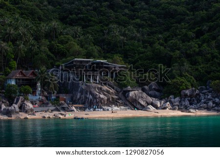 House on the Beach at Koh Tao Island