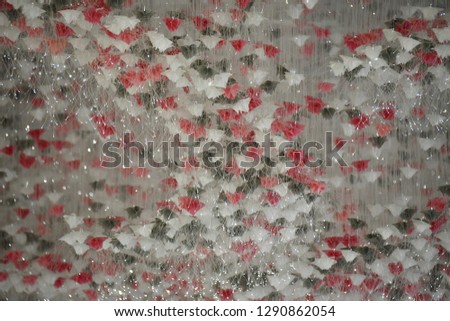 Abstraction background photo of the objects with red white and black colour