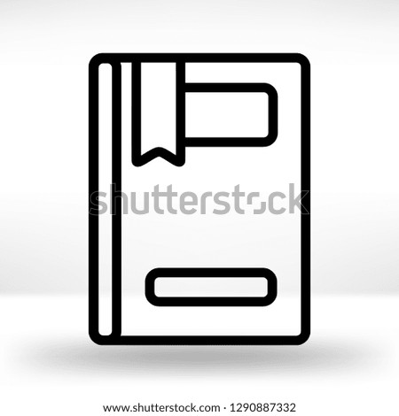 Book icon for web