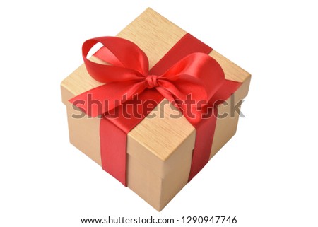 Box with ribbon