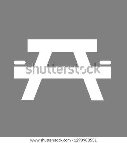 Picnic Table Single Icon