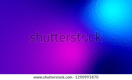 Abstract blue black and purple light neon fog soft glass background texture in pastel colorful gradation.