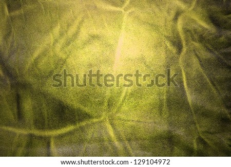 Yellow leather texture or background