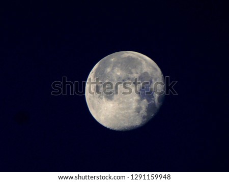 Moon over Sonoran Desert