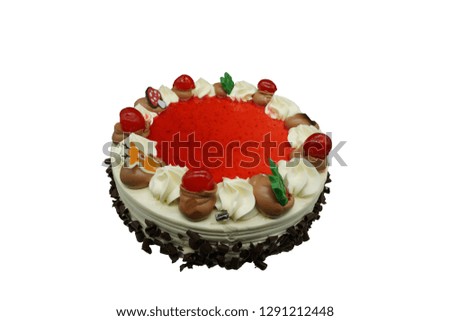black forest chocolate cake for birthday and valentine                               