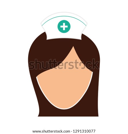 face nurse icon image design