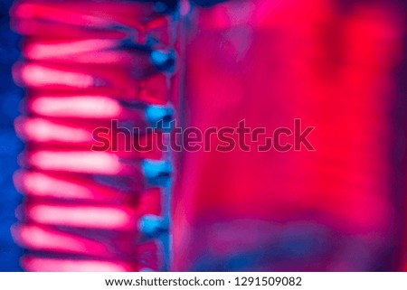 abstract background in neon light. blue and red