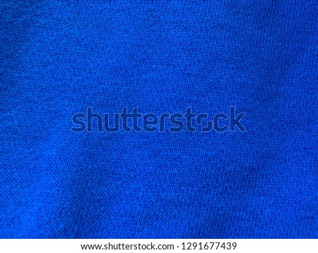 Little rumple blue canvas fabric texture - background