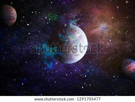 abstract space background. Night sky with stars and nebula. Elements of this image furnished by NASA