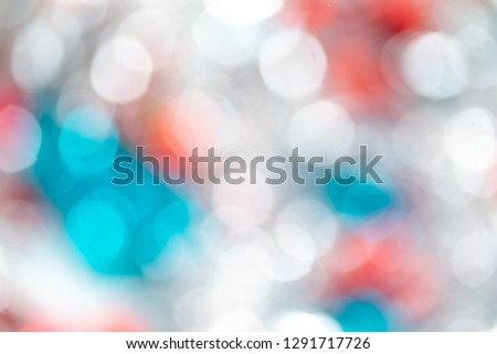 Abstract multicolored bokeh, circular facula. Bokeh blurred color light can use background