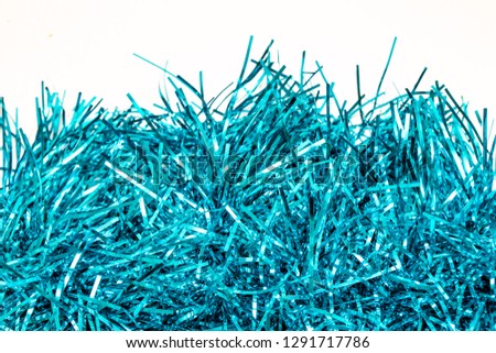 colorful tinsel close up background texture