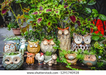 Owl flower pots garden collection of design