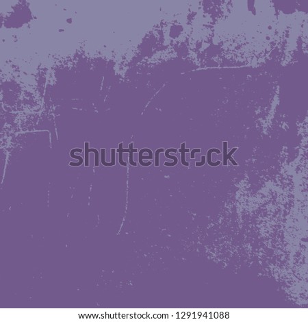 Grunge Color Lilac Background. Distress Dirty Texture. Empty Design Template. EPS10 vector.