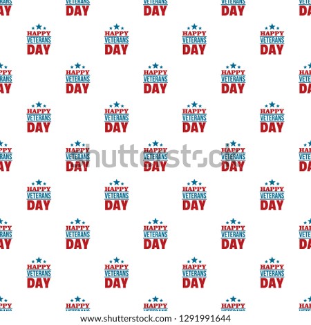 Happy veterans day pattern seamless repeat for any web design