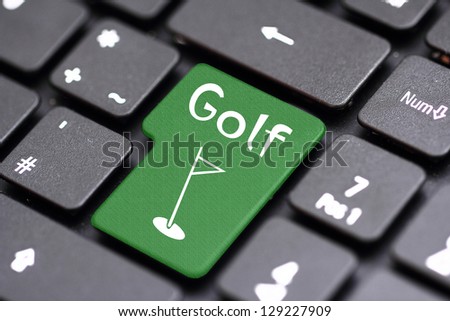 golf on a keyboard
