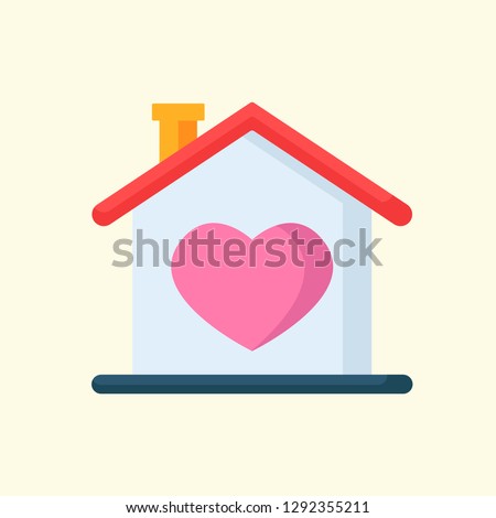 Real Estate Flat Icon Vector Graphic Download Template Modern