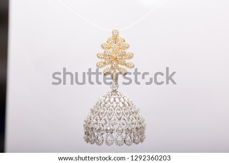 Beautiful Diamond Pendant Jewelry Photography
