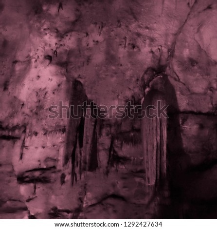 Ancient cave in color