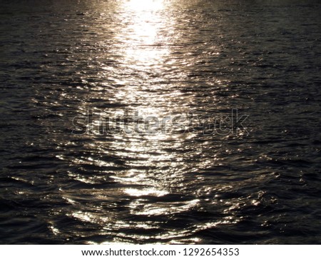 Abstract water background. Sunlight. Natural background                          