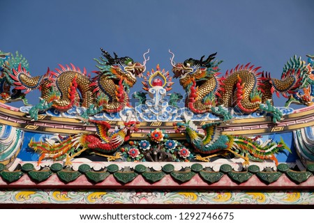 Chinese temple roof
