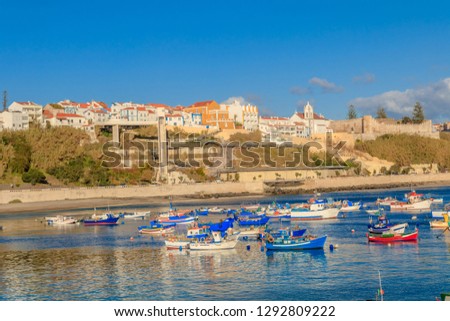 Sight of the City of Sines and the Beach Vasco of Gamma, Alentejo, Portugal